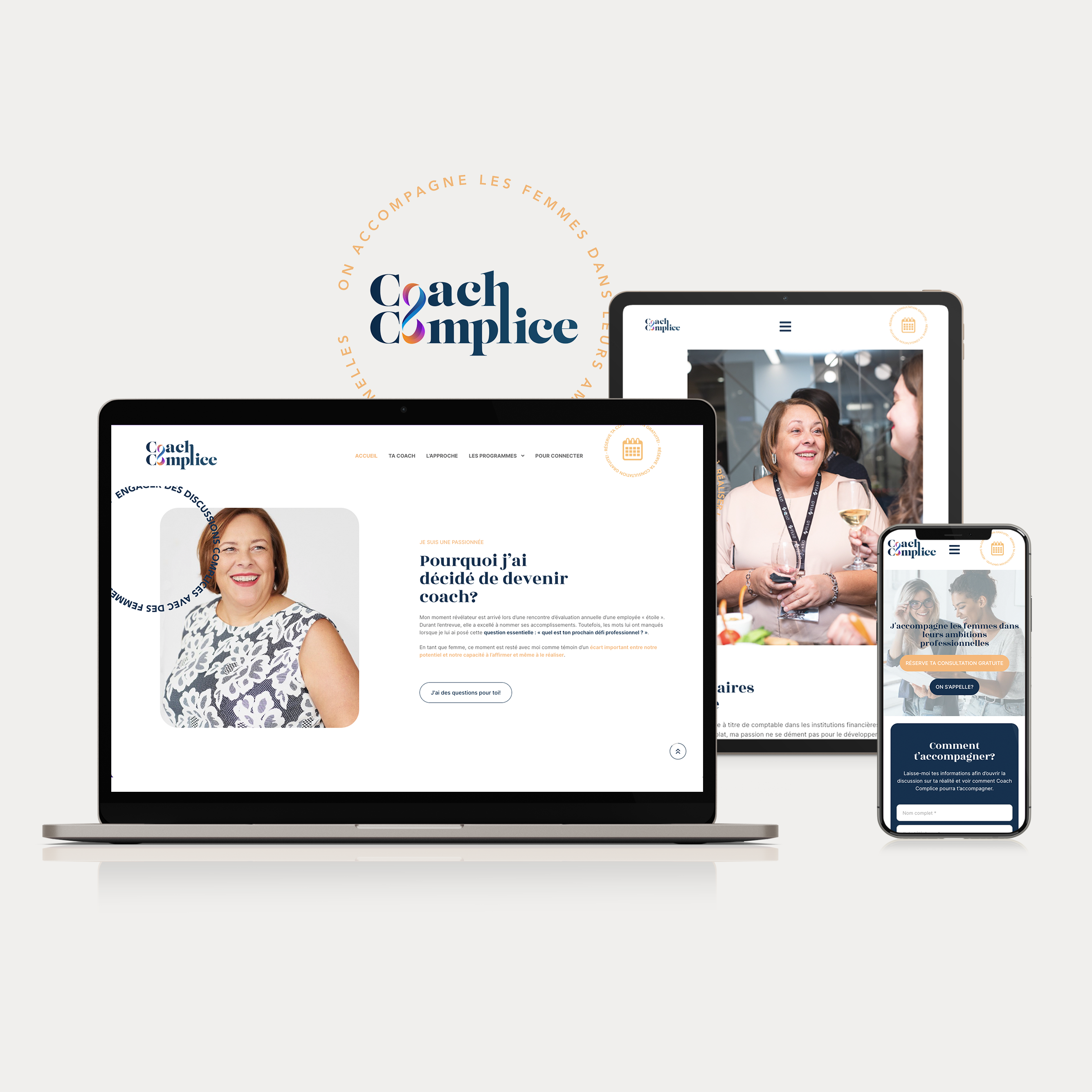 Coach Complice - Site Web